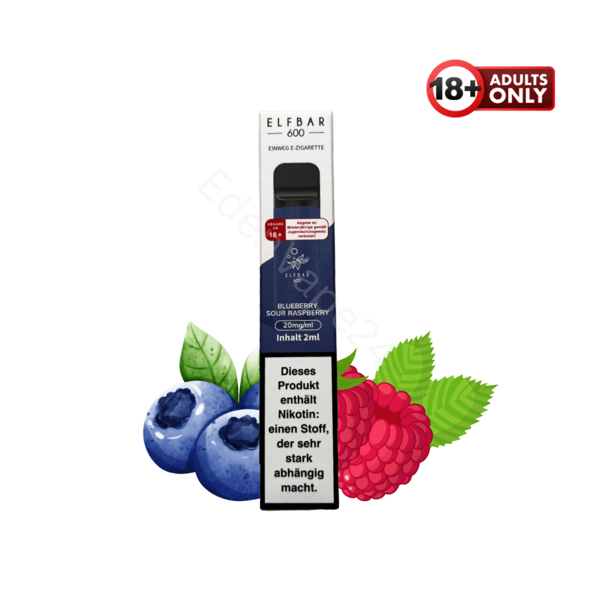 Elfbar 600 - Blueberry Sour Raspberry - EdenVape24